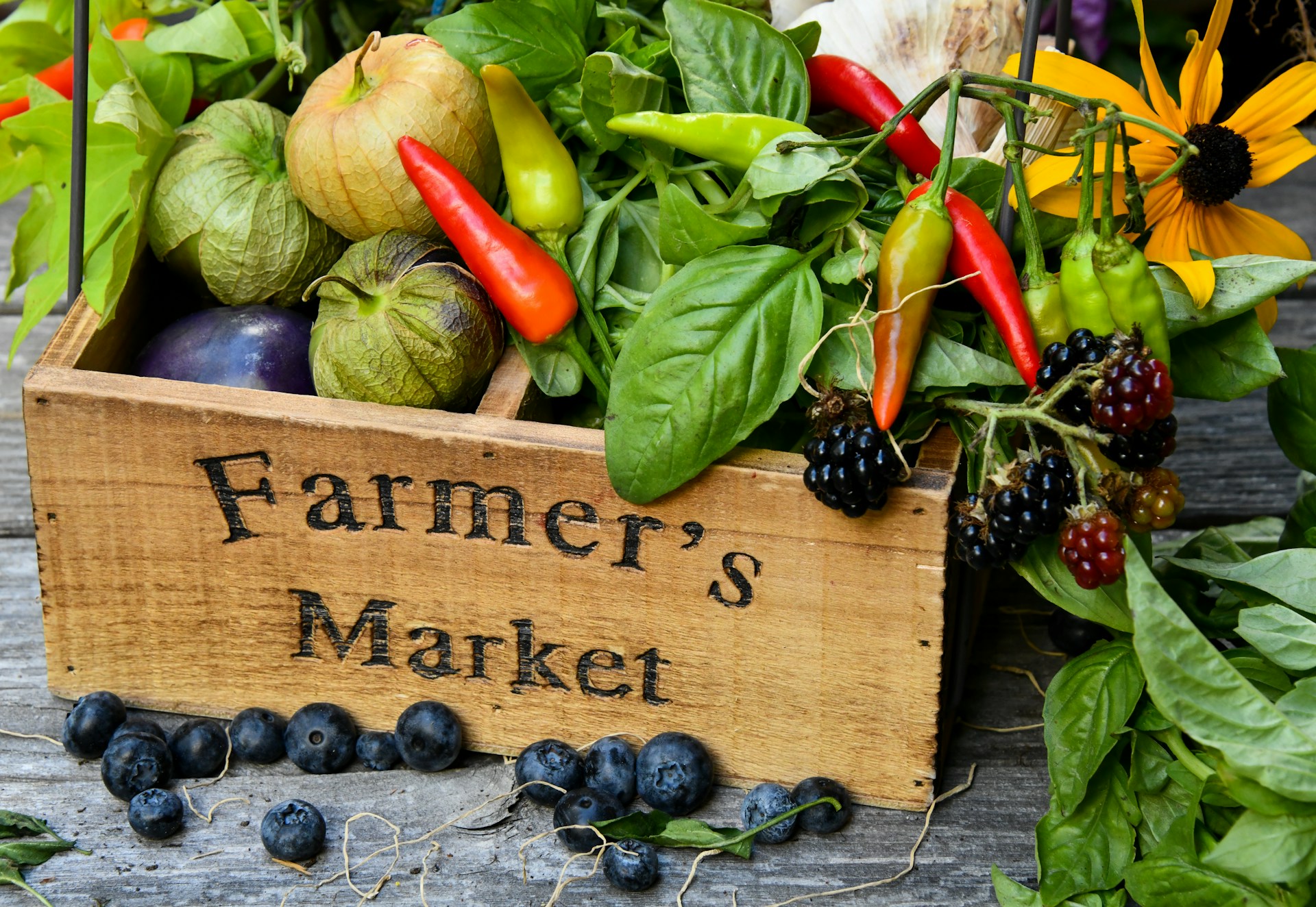 farmer's market box
