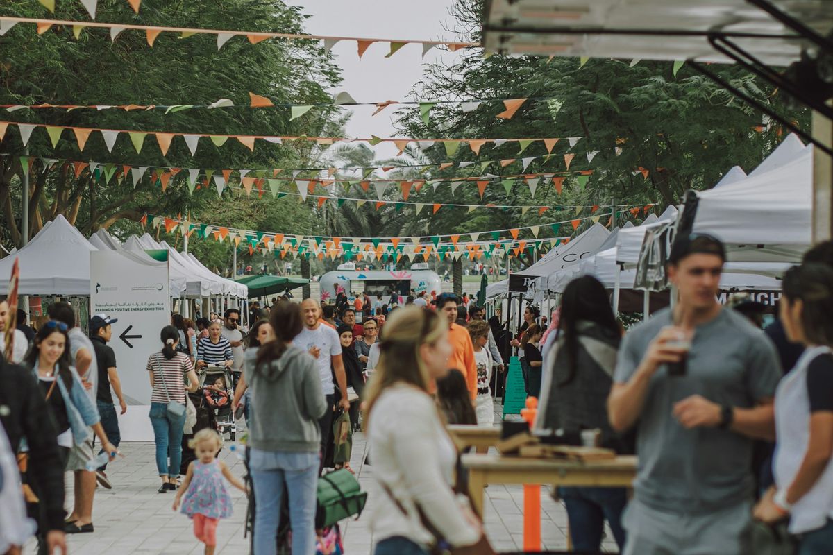 festival with tents