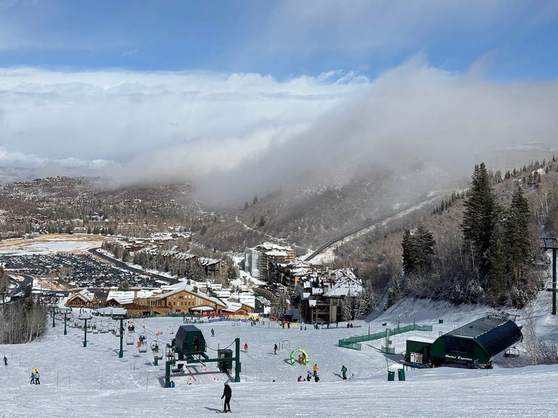 Snow Park base area at Deer Valley Resort in Park City, Utah