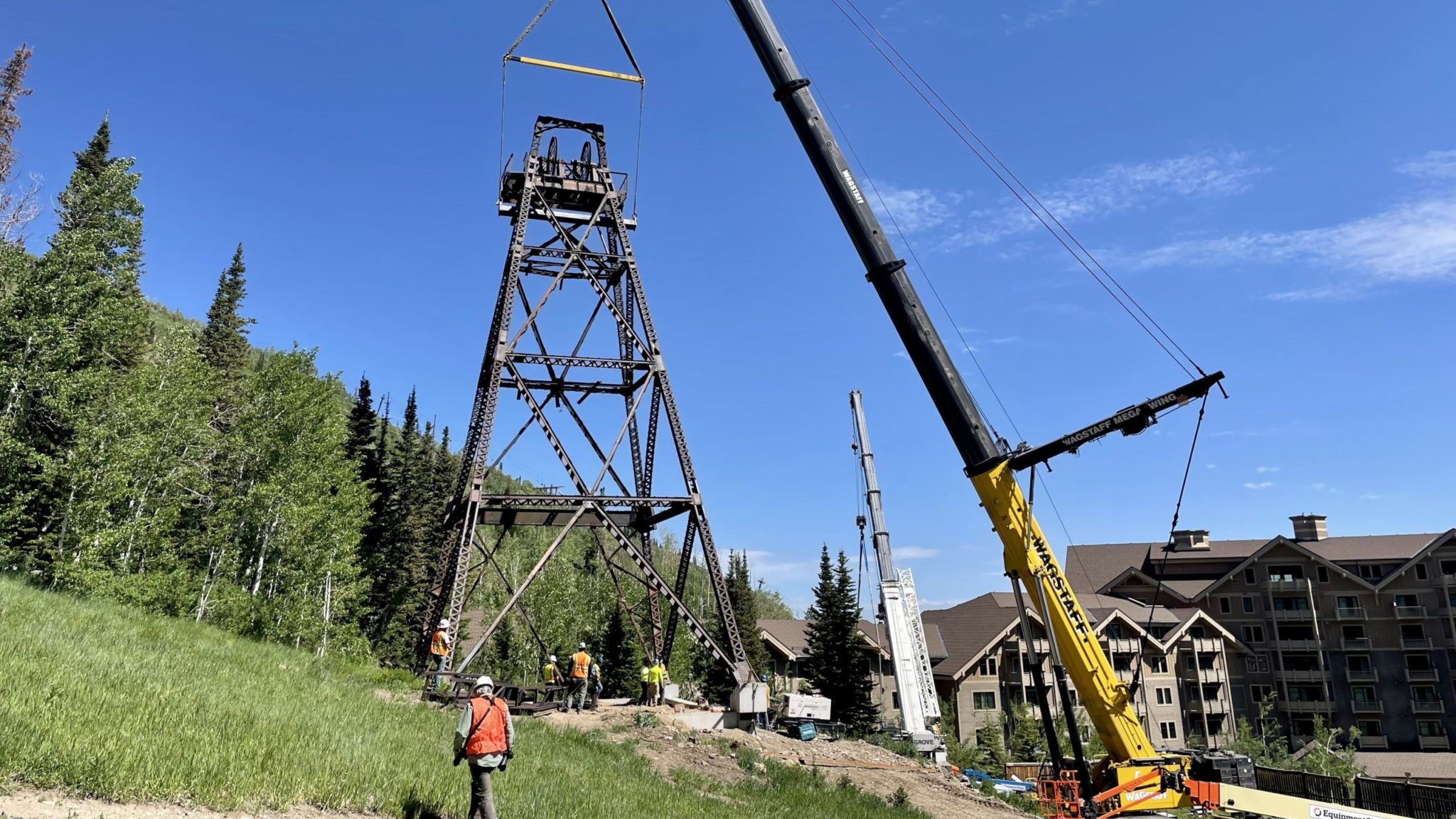 The historic Daly West Headframe