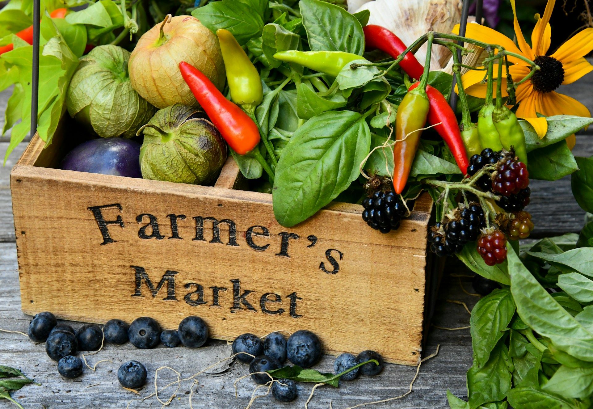farmer's market box